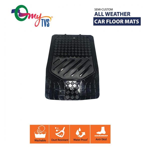 Mytvs PFM-1-BK Universal PVC Car  Floor Mat Black