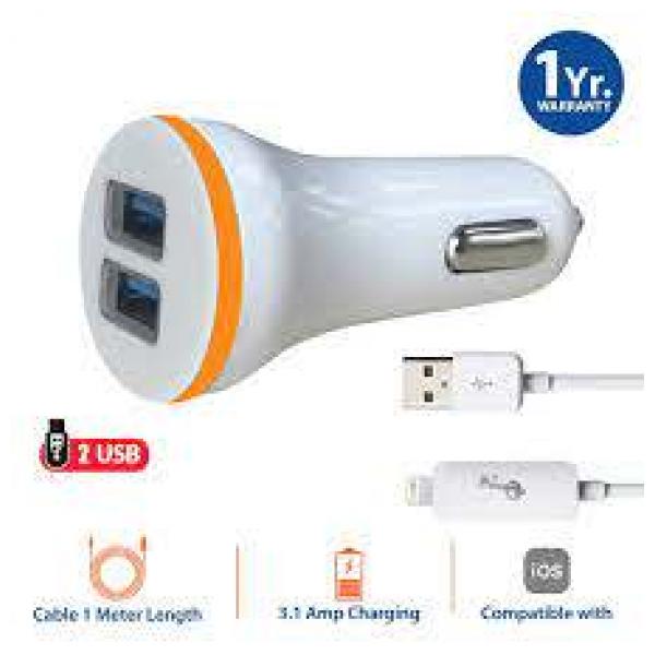 Mytvs TMC-63 Iphone 3.1A Dual USB  Charger and...