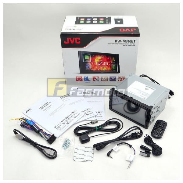 JVC KW-M740BT Apple Car Play, Android Auto 2-DIN...